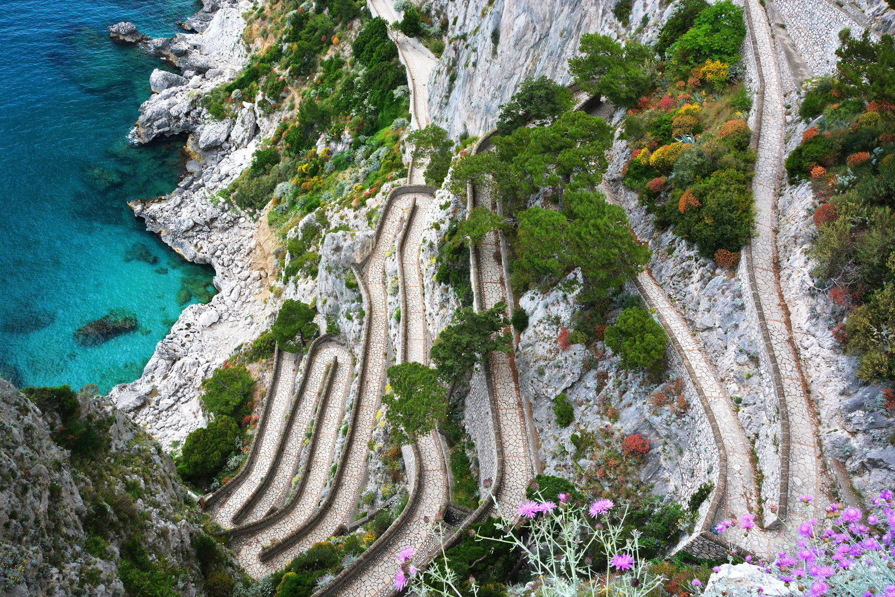 Via Krupp, Capri